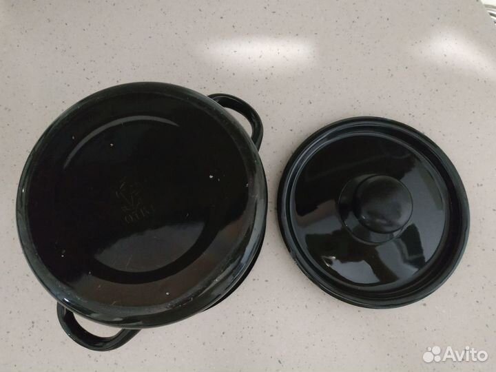 Кастрюли эмалированные посуда