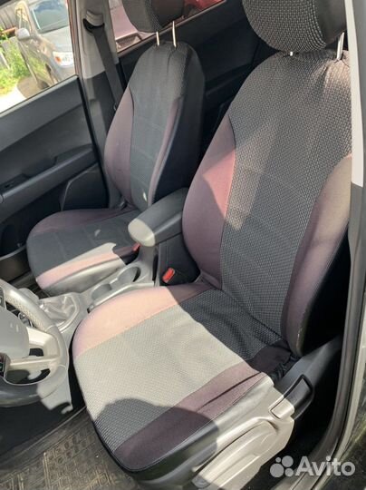 Авточехлы кожа-ткань, Хендай Крета