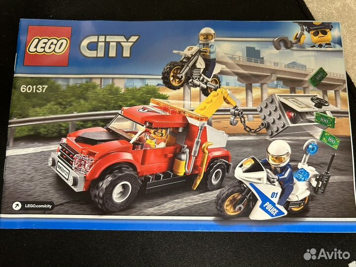 Lego city Побег на буксировщике 60137