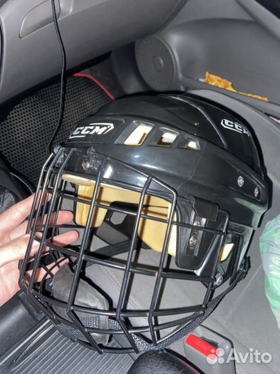 Хоккейный шлем CCM SR L с сеткой