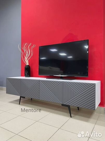 Тумба тв Bravo в цвете графит (конструктор)