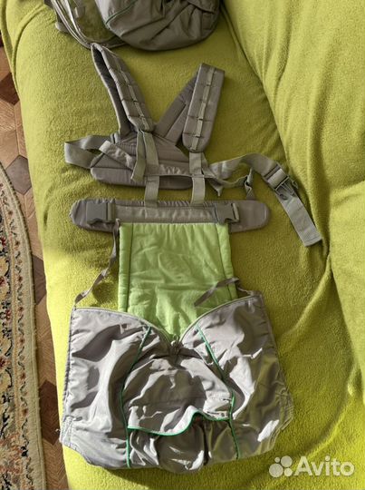 Рюкзак кенгуру чудо чадо зеленый