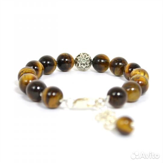 Браслет оберег с тигровым глазом