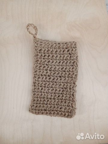 Мочалка джутовая для сухого массажа и для бани