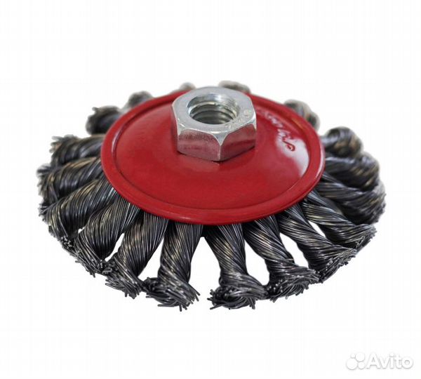 Кордщетка для ушм Pobedit 100 мм, М14, коническая