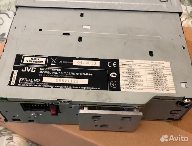 Магнитола jvc