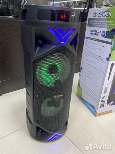 Супер басс караоке колонка динамик портативная