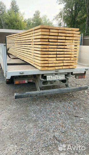 Доска обрезная 25х100х6000мм от производителя