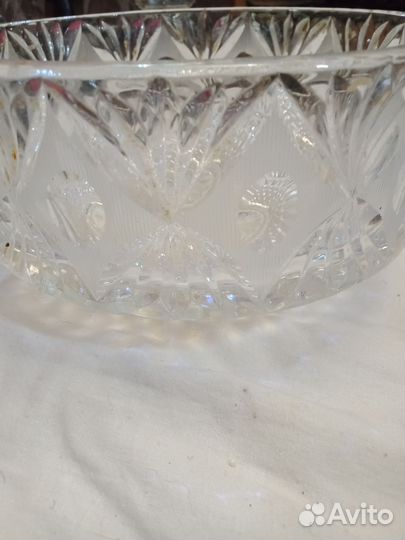 Салатник хрустальный