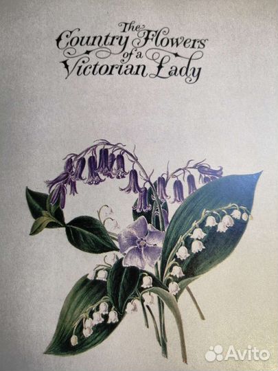 Книга Country Flowers of a Victorian Lady винтаж