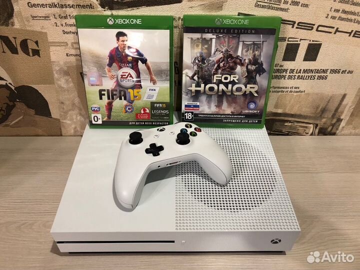 X-Box One S 1Tb + Fifa 15 + For Honor, Trade-In