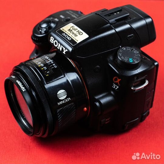 Sony A 37 + minolta 50 f1.7 + сумка