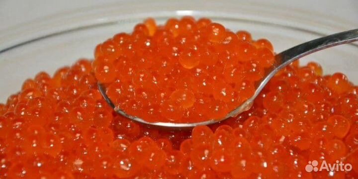 Красная икра кета