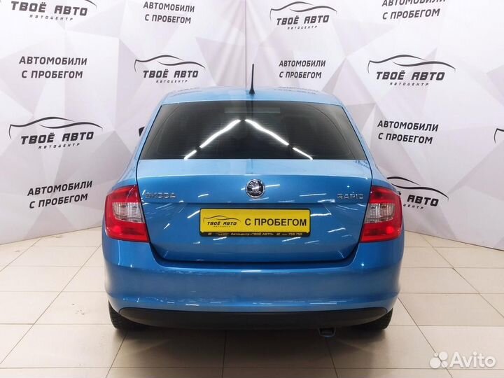 Skoda Rapid 1.6 МТ, 2015, 97 718 км