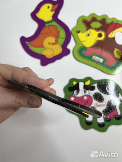 Пазлы детские деревянные