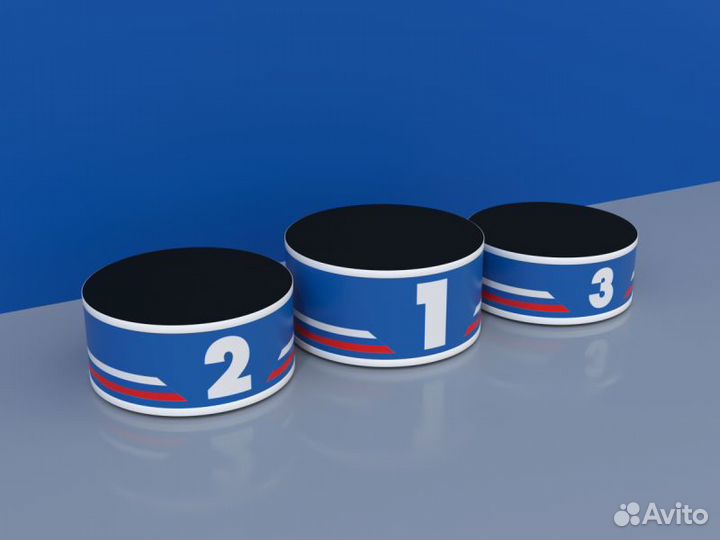 Пьедестал для награждения про матрешка