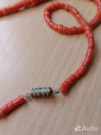 Антикварные коралловые бусы(чокер)