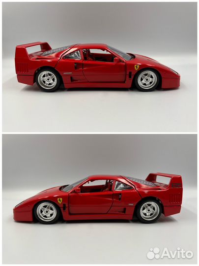Модель 1:18 Bburago Ferrari F40 1987