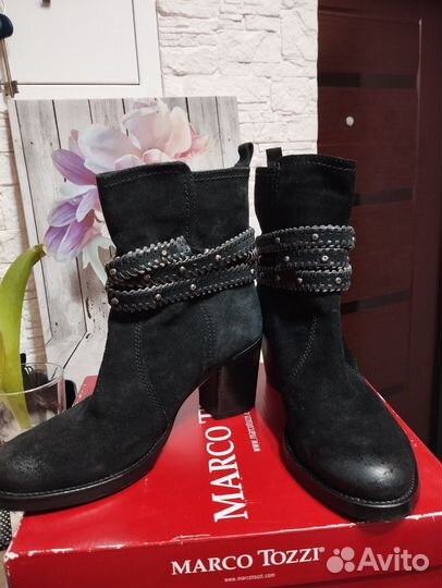 Ботильоны натуральная кожа 39