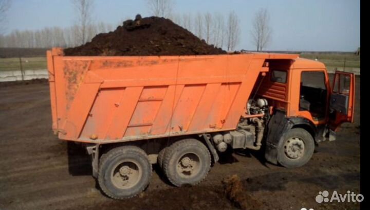 Чернозем, земля, навоз. 12 куб. пл-12