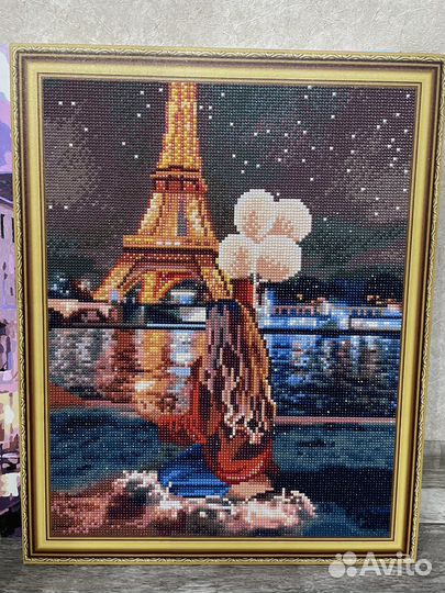 Алмазная вышивка готовая работа