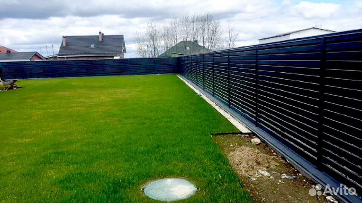 Металлический забор жалюзи Royal и Rancho / Ранчо