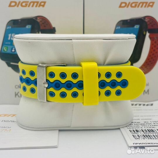 Смарт часы Digma Kid K7m Yellow/Blue
