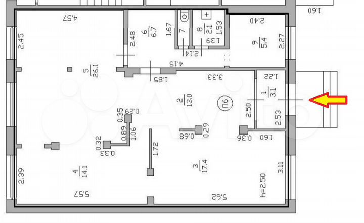 Торговая площадь, 89.4 м²