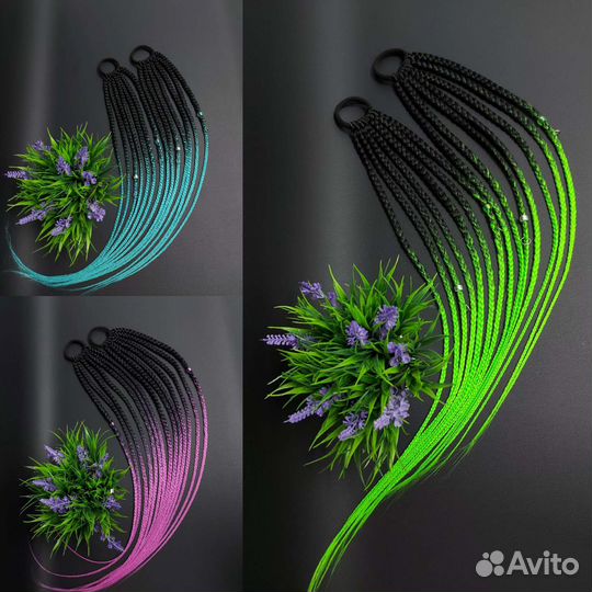 Резинки для волос ручной работы