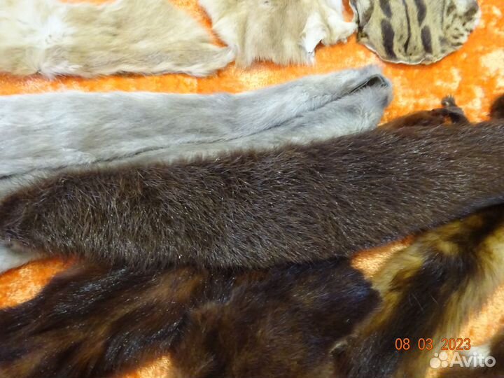 Чемодан СССР полный натурального меха