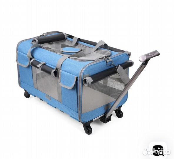 Переноска для животных на колесах 45*30*30