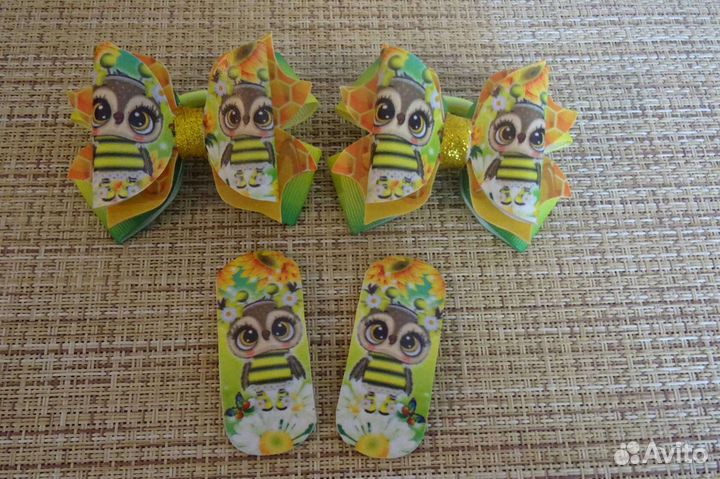 Хит лета Летний набор для девочек (резинки+заколки