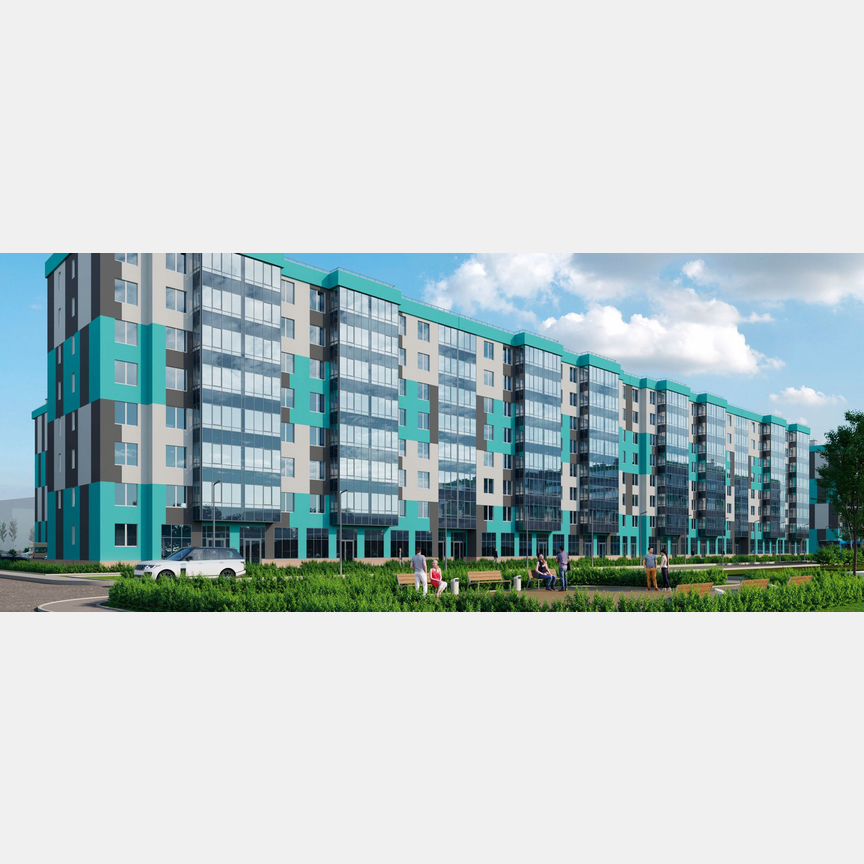 2-к. квартира, 59,5 м², 1/8 эт.