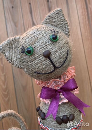 Интерьерный декоративный кот