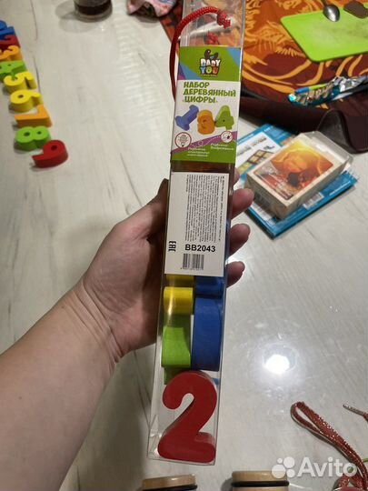 Монтессори развивающие пособия дерево