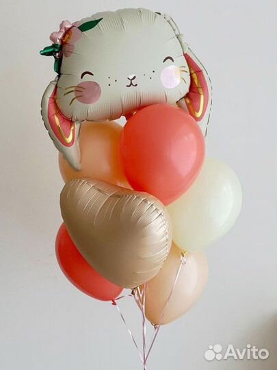 Фольгированные шары зайчик