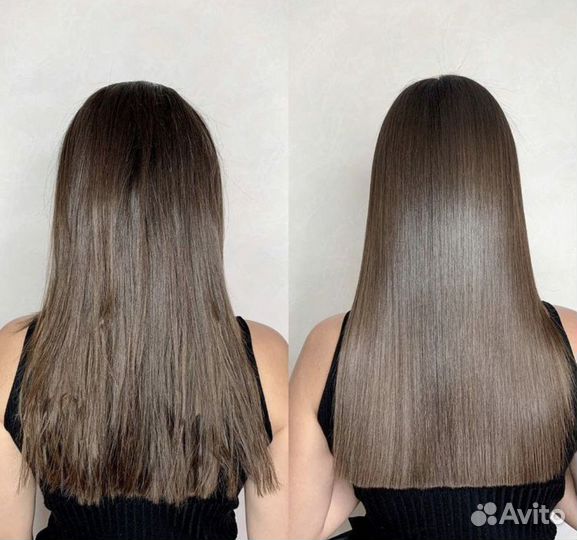 Кератиновое выпрямление волос,ботокс,нанопластика