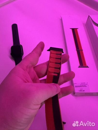 Часы apple watch 7 45 mm черные