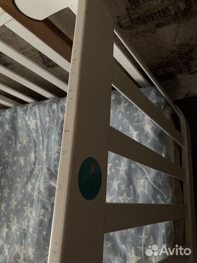 Детская кроватка с маятником mommy lux