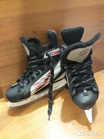 Коньки хоккейные раздвижные 32-35 размер