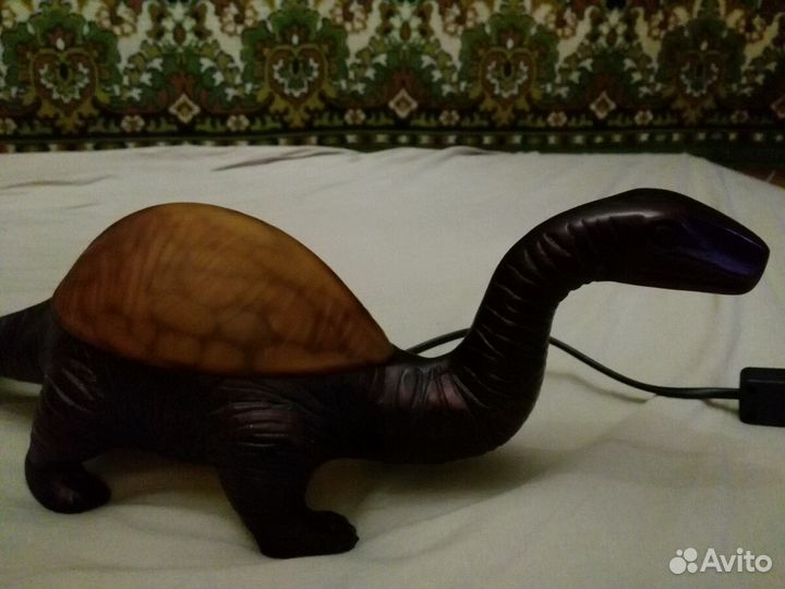 Светильник бронза динозавр