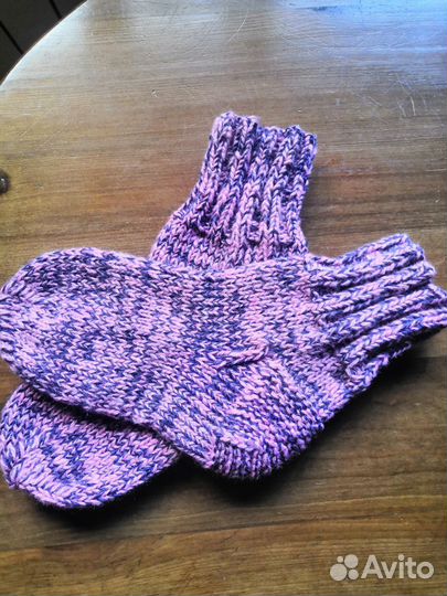 Носки с пухом норки