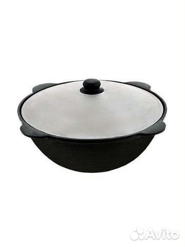 Казан чугунный 8л