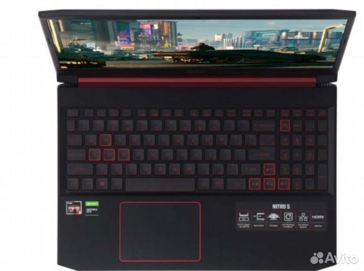 Ноутбук игровой Acer Nitro 5 AN515-43-R6BW