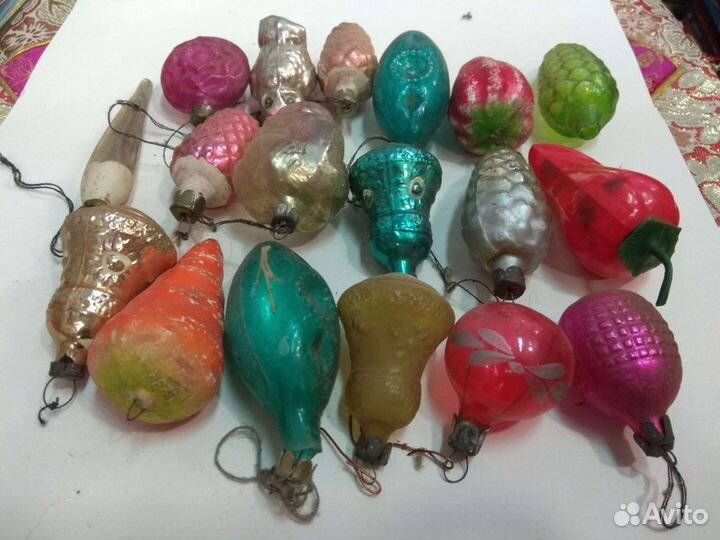 Елочные игрушки СССР
