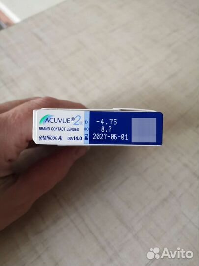 Линзы контактные Acuvue 2 (4.75)