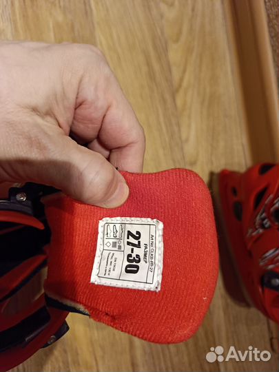 Коньки детские раздвижные 27 30 размер