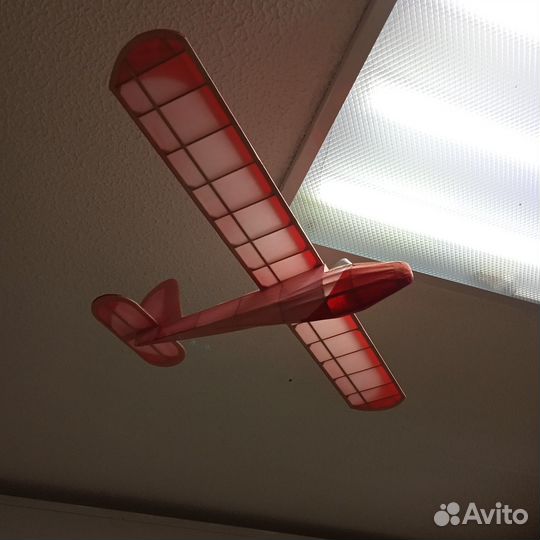 Планер ретро кит набор для сборки бальза