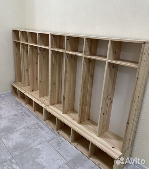 Детские шкафчики. Шкаф в раздевалку детского сада