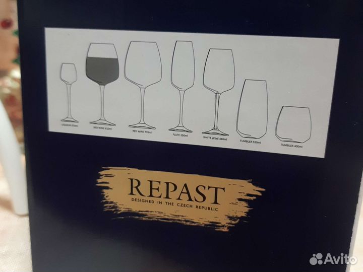 Бокалы bohemia repast